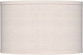 2-Light Linen Fabric Boho Hallway Wall Sconce Indoor Light Fixture, Dual Vintage Industrial Hardwired Half Moon Wall Lighting Semicircle Textile Shade for Bedroom Living Room Corridor Study