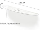 SetGame 2-Pack 24 Inch Acrylic Wall Shelves Wall Decor Wall Mounted, Floating Bookshelves Wall Ledge Shelf, Acrylic Shelves for for Action Figures Display, Room Décor, Space Saving, Items Organizer