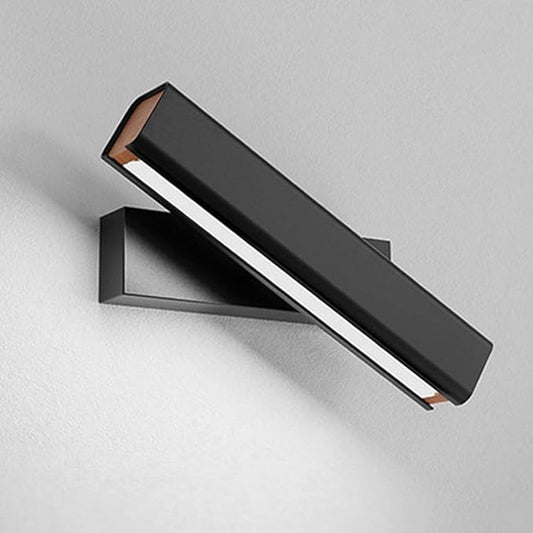 Linear Adjustable Wall Light Modern 4W LED Warm Light Wall Sconce Indoor 360° Rotation Wall Mounted Light Fixture, Aluminum Picture Lights for Gallery, Bedroom, Corridor (22cm/8.66")