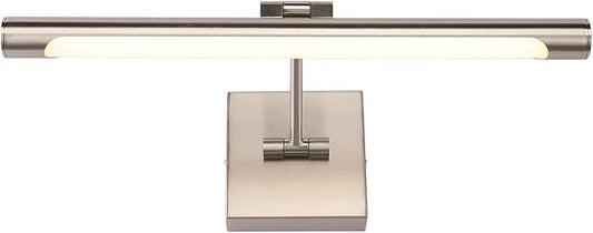 Joosenhouse Single Arm LED Picture Lights 16.53 Inch, Full Metal Artwork Lamp with Rotatable Sconces Lamp Head, 7W (45W Eqv.), Hardwired Connection, 3000K Warm White 560Lm, Brushed Nickel Finish…