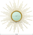 MAIKAILUN Sunburst Mirror, 24