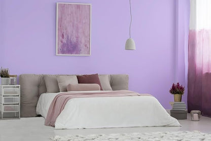 15.7"x118" Purple Wallpaper Peel and Stick Wallpaper for Bedroom Renter Friendly Wall Paper Purple Contact Paper for Cabinet Solid Color Self-Adhesive Removable Wallpaper Matte Vinyl Roll