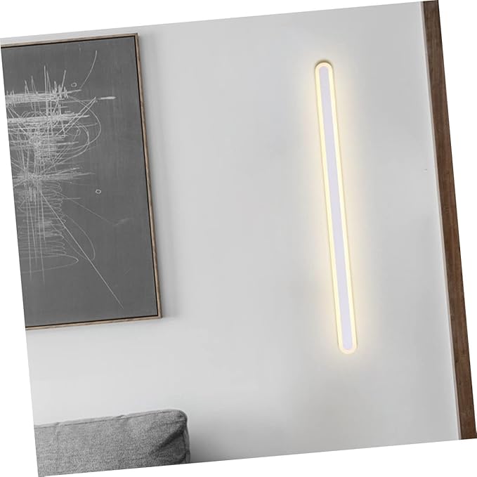 Minimalist LED Bedroom Wall Light Warm White Modern Iron Strip Lamp for Bedside and Corridor Energy Saving Contemporary Wall Sconce with Durable Craftsmanship and Easy Installation