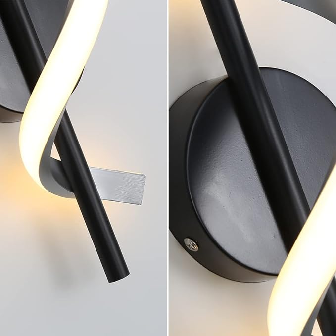 Modern Wall Sconces, 9W Wall Lighting Fixture Lamps LED Aluminum Wall Lamps for Bedroom Living Room Hallway Hotel Indoor (Cold White)