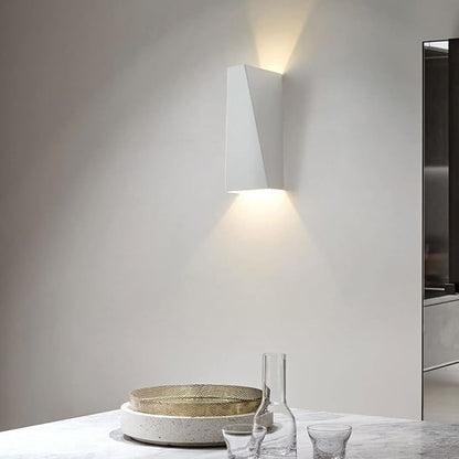 Modern Wall Light LED Sconce Up Down Metal Wall Spot Lamp, Indoor Lighting Fixtures Bedside Night Lamps for Living Room Bedroom Hallway Home Decorative Wall Wash Lights (Color : White-3000K)