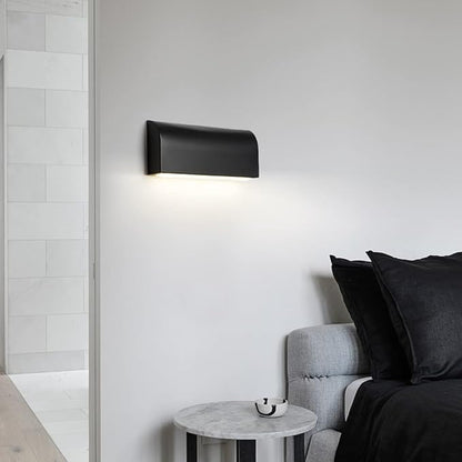 LED Rectangle Wall Light Modern Wall Sconce Lamp, Minimalist Wall Sconces Indoor Lighting Fixtures for Living Room Bedroom Bedside, 4000K Natural White Wall Wash Lights