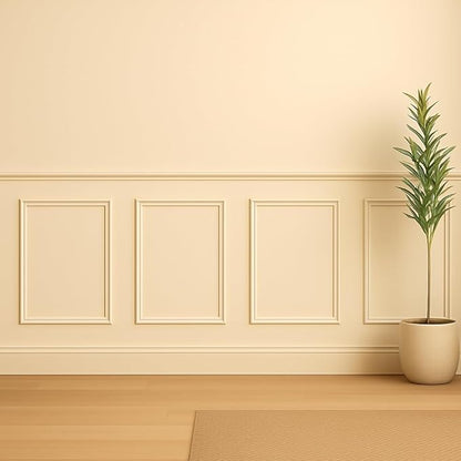 Ekena Millwork PNL16X24AS-01 16"W x 24"H x 1/2"P Ashford Molded Classic Wainscot Wall Panel, ‎Factory Primed White