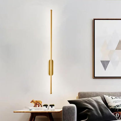 LED Wall Sconce Hardwired Linear Light Fixture, Minimalist Indoor Lamp for Bedroom, Living Room, Hallway - 6000K, 120cm