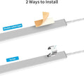 4pcs LED Display Case Cabinet Lights Plug in, Under Shelf Lighting 12 inch 12V 6000K Daylight White Dimmable Timer with Remote Smart App Control for Shelves Kitchen Counter Cupboard