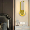 Modern 12W LED Wall Lighting Fixture 330° Rotatable Wall Lamps Modern Minimalist Creative Black Acrylic Wall Sconces for Bedroom, Living Room Balcony Kitchen Hallway