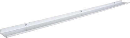 Floating Ledge, Photo Shelf, Art Ledge - Very Durable and Made in The USA (White, 42")