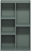 Furinno LUDER Book Shelf, 5-Cube Bookshelf, Reversible Bookcase, 9.4