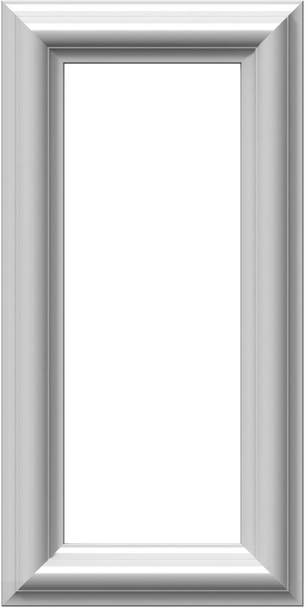 Ekena Millwork PNL08X16AS-01 8"W x 16"H x 1/2"P Ashford Molded Classic Wainscot Wall Panel