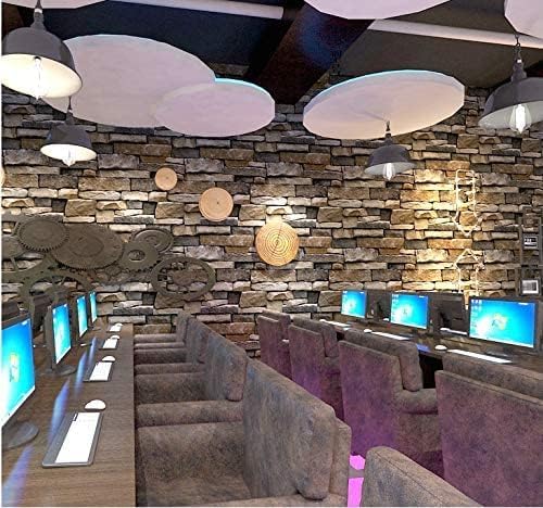 Rock Peel and Stick Wallpaper - Self-Adhesive & Removable Wallpaper Stone Decorations Contact Paper 17.7