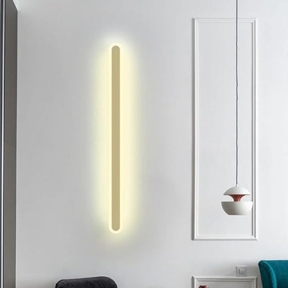 Minimalist LED Wall Lamp Warm Light Bedroom Backdrop Sconce for Living Stairway Corridor Energy-Saving Modern Wall Light Fixture Easy Installation