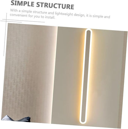 NUOBESTY Minimalist LED Bedside Wall Lamp Warm Light Versatile Indoor Aisle and Living Room Hanging Light for Bedroom Staircase Backdrop Decoration