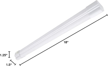 Maxxima 18 inch LED Under Cabinet Light - 900 Lumens Warm White 3000K, Undermount Strip Lighting for Kitchen, Closet, and Bedroom, On/Off Switch, Plug in