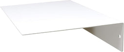 Buhbo Mitus Floating Shelf Wall Mounted (8 inch x 12 inch) Heavy Duty Industrial Modern Steel, White