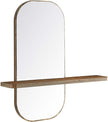 Modway EEI-6349-WAL Solstice Mirror, Walnut