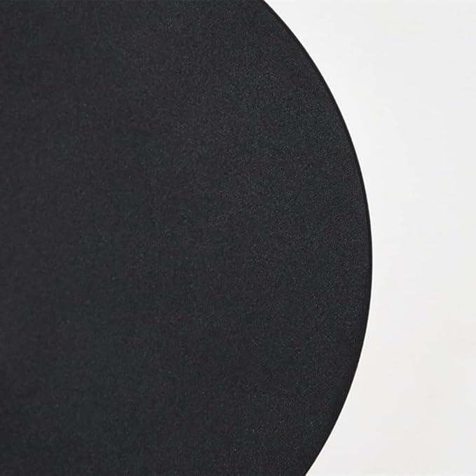 Black Modern Wall Sconce OTTOSON Round Disc Sconces Wall Lighting Metal Circular Stairwell Lighting 3000K Warm LED Wall Lights for Living Room Bedroom Stairway - 12"