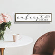 Funny Coffee Wood Sign, Coffees Bar Decoration, Rustic Coffee Station Decor, Home Kitchen Decors for Shelf, Friend Gift for Coffees Lover, Cafecito y Chisme Sign, 17.8x4x1.2 inches
