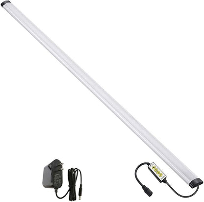 Dimmable Under Cabinet Lighting, RGB LED Light Bar, Inline Control Lamp, Multicolor Under Counter Lights for Desk, Room, Cupboard, Hallway, Shelf, Closet (36 Inch)