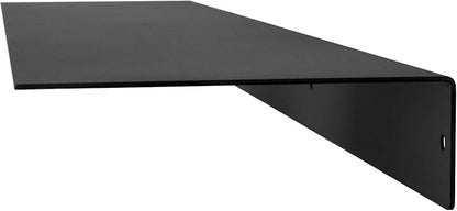 Buhbo Mitus Floating Shelf Wall Mounted (8 inch x 36 inch) Heavy Duty Industrial Modern Steel, Black