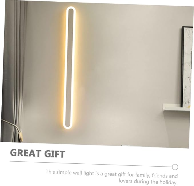 NUOBESTY Minimalist LED Bedside Wall Lamp Warm Light Versatile Indoor Aisle and Living Room Hanging Light for Bedroom Staircase Backdrop Decoration