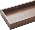 Floating Shelves for Wall, Wooden Wall Shelves for Bedroom Living Room Kitchen, Modern and Rustic Bathroom Shelves with Raised Lip, Decor Floating Shelf for Storage (Walnut-Like,2 Set,23.6 in)