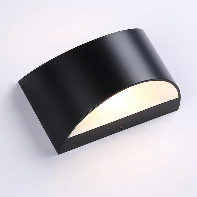 Black Modern LED Wall Sconce (with G9 Bulbs) Hardwired Indoor Wall Lights Up and Down Wall Mount Lamps for Hallways, Bedrooms, Hallways, Living Room 3000K Warm White