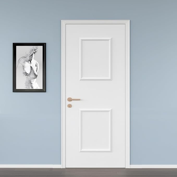 Peel and Stick Wall Molding, 2 Set 16" x 24" Premade Wainscoting Panels, Ready-to-Assemble Wall Trim, Paintable Molding Trim Decor for Interior Walls Door Picture Frame