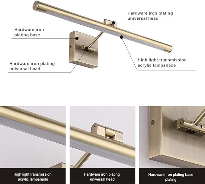 Joosenhouse Modern LED Picture Lights Dimmable 24.4