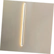 Uonlytech Chic Minimalist LED Wall Light White Frame Warm Glow Elegant Bedroom Night Lamp for Living Room Stairway Hallway Decoration Easy to Install Indoor Aisle Lighting Fixture