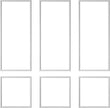 VEVOR Wall Molding 3 Pack, Wainscoting Panels Kit, Lightweight Paintable Polystyrene, Easy to Install, Waterproof Accent Wide Profile Trim for Interior Living Room, Bedroom,White (24x54 + 24x24 in)
