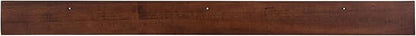 Kate and Laurel Levie Modern Floating Wall Shelf Picture Frame Holder Ledge, Dark Walnut Brown