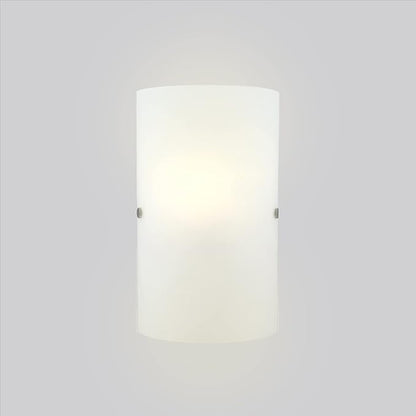 EGLO Troy 1-Light Wall Sconce Bathroom Modern Dimmable LED Mirror Vanity Light Fixture, Milk Clear