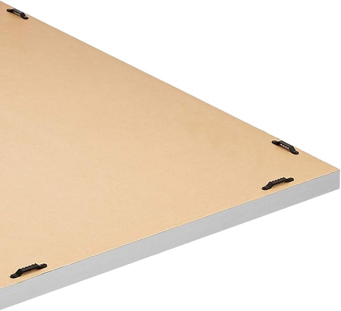 Amazon Basics Rectangular Wall Mount Mirror for Bedroom, Living Room, Entryway, Standard Trim, 20