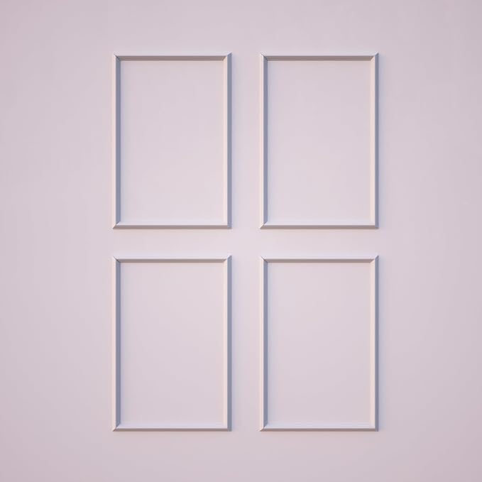 NeatiEase 4 Set Peel and Stick Wall Molding Trim Kit, 16