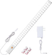 LED Under Cabinet Lighting with Touch Switch, Dimmable Under Cabinet Lights, Under Counter Lighting for Desk, Cold White 6000K