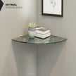 Fab Glass and Mirror Corner Glass Shelf, 6