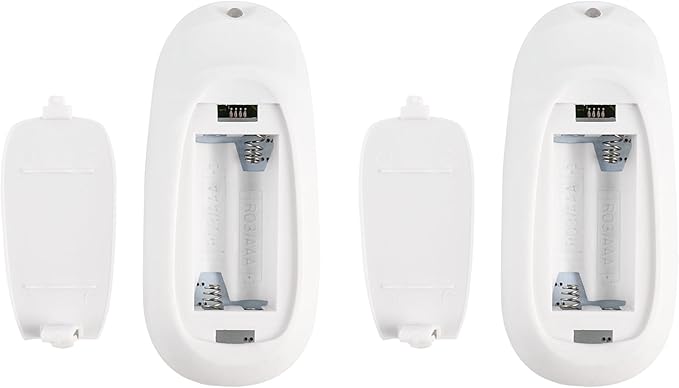 Battery Operated Wall Sconces Set of Two, Wireless Wall Sconces with Remote Control, 3CCT Dimmable Rechargeable Wall Lights, Black Wall Lamps for Bedroom, Living Room, RGB Bulbs Included, ETL Listed