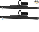 2 Pack Picture Lights for Wall Paintings Motion Activated – 16'' Rechargeable and Cordless Wall Sconce Pictures, 350LM Artwork Light for Gallery, Portraits,Poster(Black)
