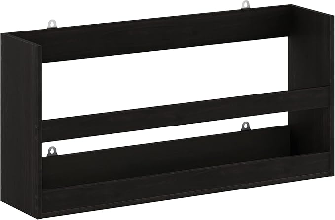 Furinno Hermite Multipurpose Wall Mounting Storage Shelf, Espresso