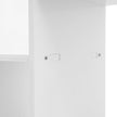Wall Mounted Book Shelf 3-Tiers 9 Compartment Geometric Bookshelf Decorative Display Open Shelves Floating Shelf Bookcase Holds up to 66.1 lbs (White)