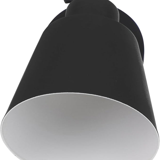 Nordic Modern Wall Light Black Wood Corridor Lamp Simple Chic Bedroom Wall Mounted Lamp for Hallway Stylish Minimalist Decor for Bedside and Balcony Lighting