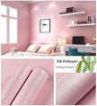 MelunMer Pink Peel and Stick Wallpaper 118In L 15.7In W Self Adhesive Removable Wallpaper for Bathroom/Bedroom Modern Contact Paper Silk Textured Pink Contact Paper for Cabinets Shelf Waterproof