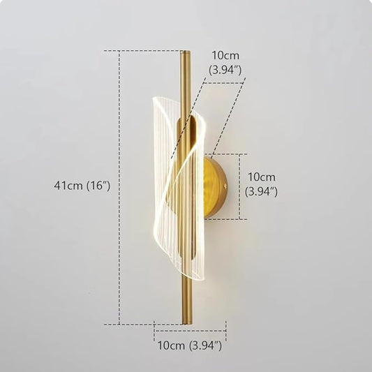 Modern Minimalist LED Wall Lamp Home Indoor Decor Sconce for Living Room Bedroom Bedside Corridor Light Fixture,Wall Light