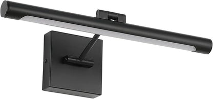 Joosenhouse LED Picture Light Fixtures 16.53" Inches Long Modern Black Wall Lamps with Rotatable Lighting Tube Picture Frame Lights for Paintings 7W(50W Eqv.) Hardwired Connection 3000K