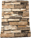 Rock Peel and Stick Wallpaper - Self-Adhesive & Removable Wallpaper Stone Decorations Contact Paper 17.7