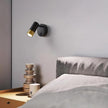 Wall Sconce with Switch,Black and Gold Bedroom Lights for Wall Hardwired,Modern Sconces Wall Light with Rotatable Lampshade,Industrial Wall Lamps for Living Room,Corner,Hallway,Nightstand,Wall Decor